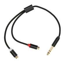 Hochwertiges Audiokabel, universell kompatibel: 3,5-mm-Klinkenstecker auf Cinch-Stecker/Buchse Stereo-Splitter-Adapterkabel für verschiedene