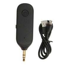 Nadajnik i odbiornik Bluetooth z mikrofonem do głośnika samochodowego, kompaktowy i przenośny, adapter Bluetooth 3,5 mm z chipem 4.1, czysty i
