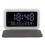 Multi Functional Digital Alarm Clock With Bluetooth Speaker Wireless Charging Pad And Usb Port Led Display With Dimmable Screen And Snooze Button 2