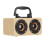 Rechargeable Battery Portable Bluetooth Speaker with AUX Effective Source Input Dual High-performance Drivers,Retro Wooden Combination Speaker for 2
