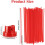 50 PCS Replacement Can Extension Straw,Can Replacement Straws,Red Plastic Sprays Paint Nozzles for Aerosol Sprayers Cans 7