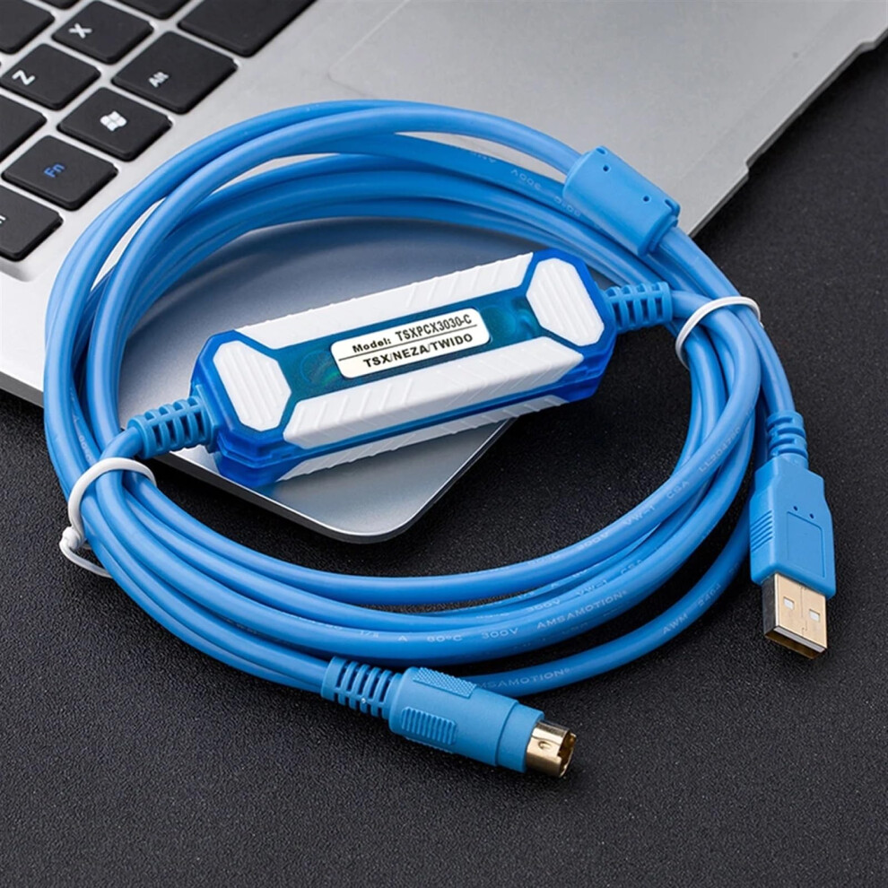 Tsxpcx3030c Plc Programming Cable With Plated Connector For Schneider Modicon Twido Gold 9426802864090
