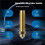 5Pack Nozzle 0.2mm 0.4mm 0.6mm 0.8mm for  Centauri Carbon 3D Printer, High Flow Brass-Hardened Steel Nozzle 5