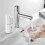 Automatic Foaming Soap Dispenser 380ml Wall Mount 4 Gear Dispensing Levels Adjustable Electric Sensor Soap Dispenser 6