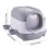 Living And Home Large Enclosed Cat Litter Box with UV Sterilizer Lamp 7
