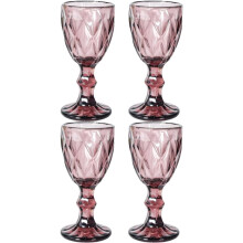4Piece Stemmed Cordial Glasses Set, Elegant Dishwasher Safe Tequila and Brandy Tasting Cups for Weddings and Bars