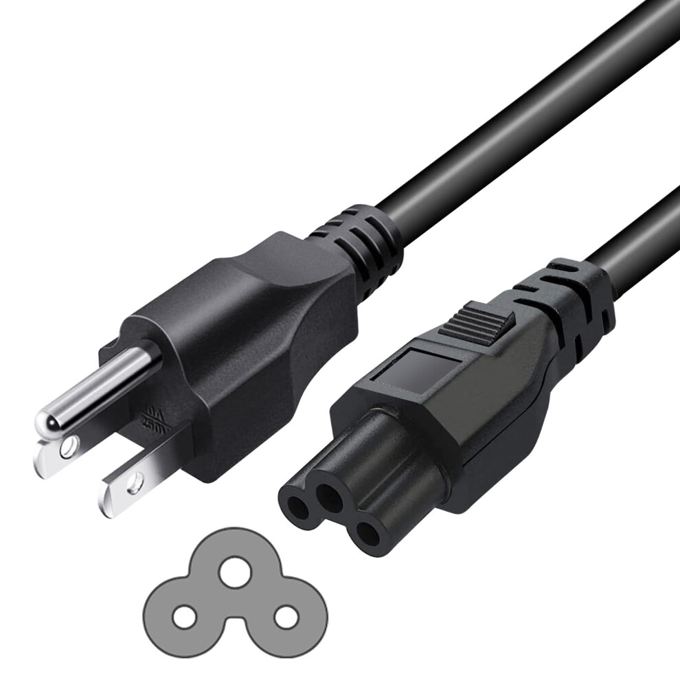 Power Cord 6.6Ft Iec C5 Replacement Cable For Lg Tv Smart Led Lcd Hdtv Universal Fit 9119770765130