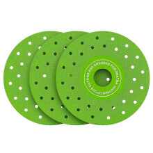 3PCS 115MM Vacuum Brazed Ultra-Thin Multi-Pore Flat Abrasive Sheet Disc for Porcelain Glass Ceramic Tile Marble