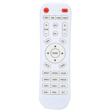 Controle remoto para projetor com longo alcance, novo, garantindo operação perfeita de qualquer lugar da sala. Boa qualidade.