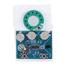 Chip di conversazione programmabile con memoria MP3 da 8 MB, modulo audio registrabile con volume regolabile per regali creativi, buona qualità,