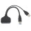 Adaptador USB 3.0 para SATA para disco rígido de 2,5 polegadas, conversor externo com suporte a UASP, boa qualidade, boa qualidade, boa qualidade, 1