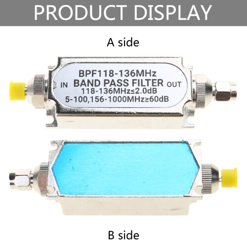 BPF118-136 MHz Bandpassfilter 50 Ohm Bandpassfilter-2 1