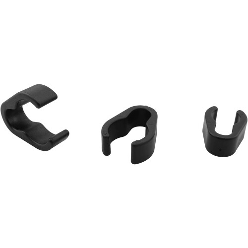 30PCS Durable ABS Microphone Cable Clips Set, Universal Mic Boompole Holders 15mm 20mm 25mm 1