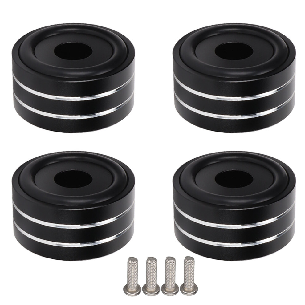 Speaker Isolation Spike Vibration Reduction Shock Absorber Non Slip Rubber Cnc Machined Aluminum Construction Audio Equipment Feet Versatile 9420858910947