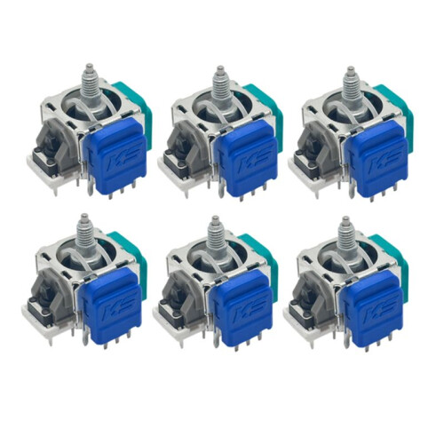 6 Pezzi TMR Joystick Elettromagnetico per  Elite 2 Gamepad Aggiornamento TMR Joystick 3D Analog Thumbstick Controller