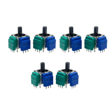 6PCS TMR Electromagnetic Joystick for PS4 Gamepad Upgrade TMR Joystick 3D Analog Thumbstick Controller