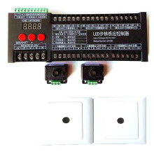 WS2811 LED-Lichtstreifen, 6-36 Kanäle, Infrarot-Touchscreen, Multifunktionaler Induktions-Controller, Treppenhauslampe, Lauflicht