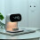 Multifunctional Clock with Night Light, Wireless Charging Clock, Holiday Couple Gift, Three Brightness Clock A EU Plug 2