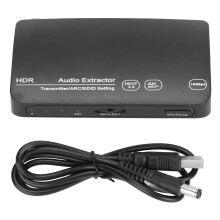 Digitaler DTS-Audio-Adapter-Splitter zum einfachen Einstecken für geringen Energieverbrauch, HD-Kompatibilität, hohe Auflösung,