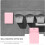 Wall Mounted Mailbox with Secure Key Lock, Lockable Suggestion Box for Home and Office, Pink 2