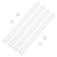 2 Sets Heavy Duty Drawer Slides with Accessories, Noise Reduction for Cabinets, Dressers, TV Units