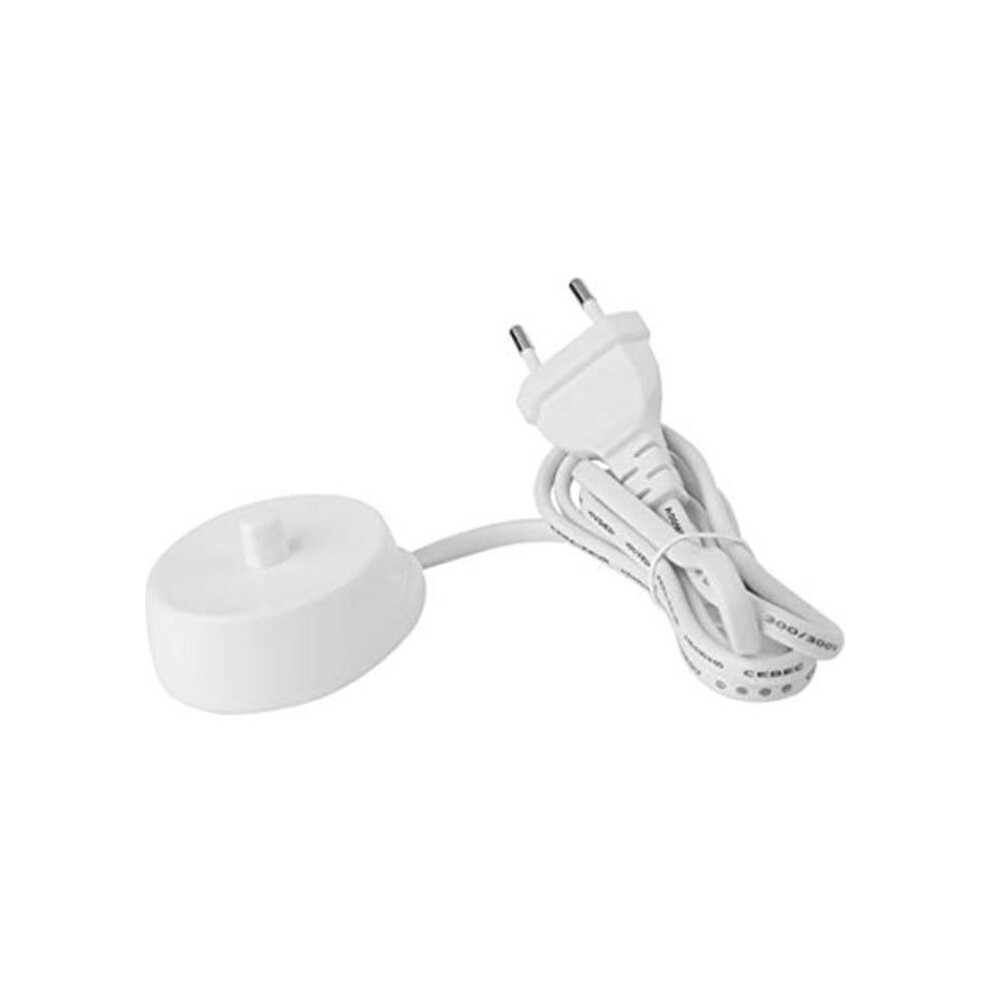White Electric Toothbrush Charger Holder 3757 Compatible With Braun Oral-B D17 Oc18,