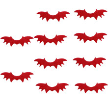 Appliques Felt Bat Wing Haipin Cartoon Hair Barrettes Cute-Red