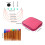 Circular Wood Knitting Needle Set with Knitting Accessories for 3