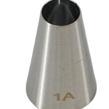 Large Round Cake Decorating Tip 1A 304 Stainless Steel Piping Nozzle for Cupcakes Cookies Fondant
