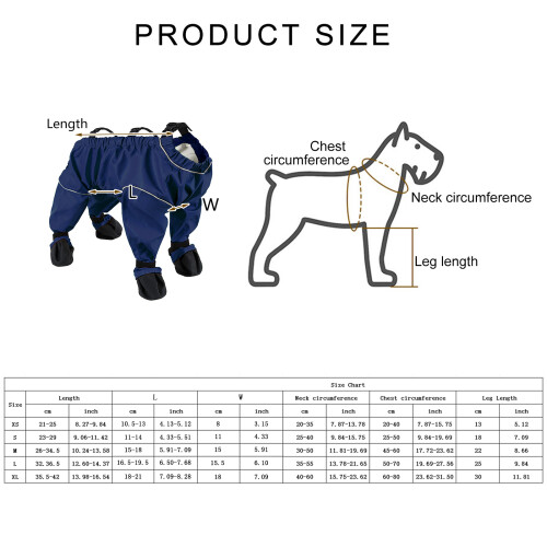 Multiuse Pet Trousers Breathable PU Dog Pants for Active-S blue 1