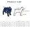 Multiuse Pet Trousers Breathable PU Dog Pants for Active-L blue 2