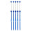 5 Pcs Beads Crochet Needle Crochet Hook Set Knitting-Deep Blue 1