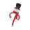 Santa/Snowman/Elf Hug Tree Toppers-Snowman hugging tree 1