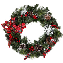 Space Saving Artificial Christmas Tree Portable-45cm garland