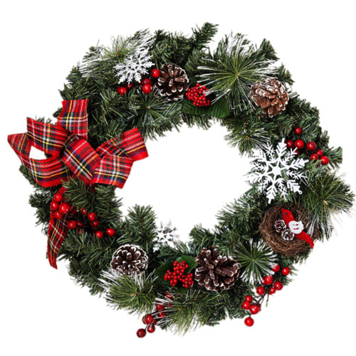 Space Saving Artificial Christmas Tree Portable-45cm garland