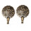 2Pcs Antique Pendant Thread Cutter Yarn Thread Cutter-bronze 1