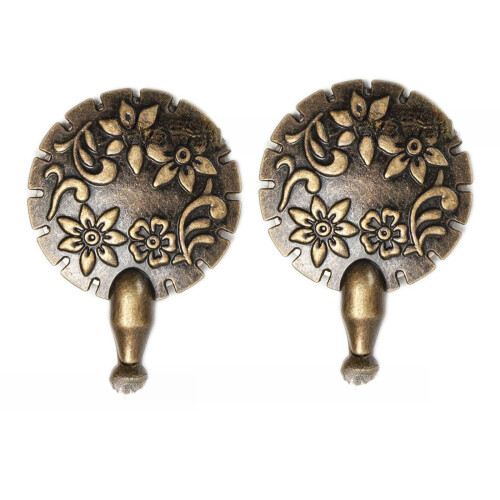 2Pcs Antique Pendant Thread Cutter Yarn Thread Cutter-bronze