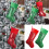 Colorful Sequins Christmas Sock Large Capacity Stocking-Red 3