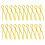 Farbenfrohe Spulenklammer-Organizer von Thread Buddies-Gelb 1