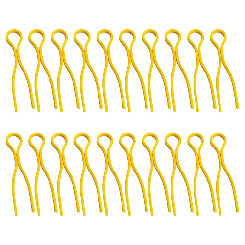 Farbenfrohe Spulenklammer-Organizer von Thread Buddies-Gelb