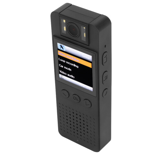 Φορητή κάμερα σώματος True HD Video Recorder, έξυπνη βιντεοκάμερα τσέπης με περιστρεφόμενο 2