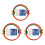 3Pcs Embroidery Frame with Spring Clip for Needlework-Set three 5
