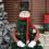 Santa/Snowman/Elf Hug Tree Toppers-Snowman hugging tree 6