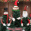 Santa/Snowman/Elf Hug Tree Toppers-Snowman hugging tree 7