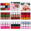 24Pcs Christmas Tree Hanging Pendant Flocking-Off white pink 3