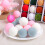 24Pcs Christmas Tree Hanging Pendant Flocking-Off white pink 6