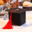 10pcs Decorative Graduation Hat Candy-S685 blue tassel 7