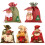 5Pcs Holiday Gift Holders with Drawstring Closure Christmas 1