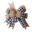 Delicate Checked Bowknot Elegant Christmas Decorative-Black 6