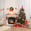 Delicate Checked Bowknot Elegant Christmas Decorative-Black 5